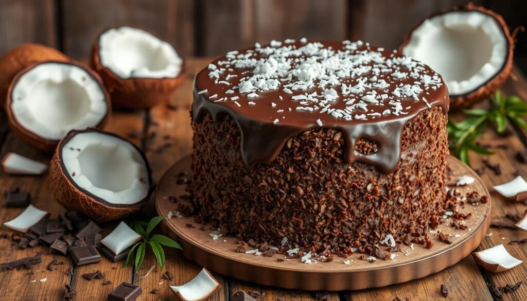 chocolate coconut cake chocolate coconut cake