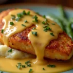 Parmesan Crusted Chicken with Sauce – Delicious & Crispy